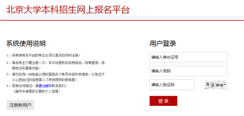 北京大学夏令营报名成绩查询