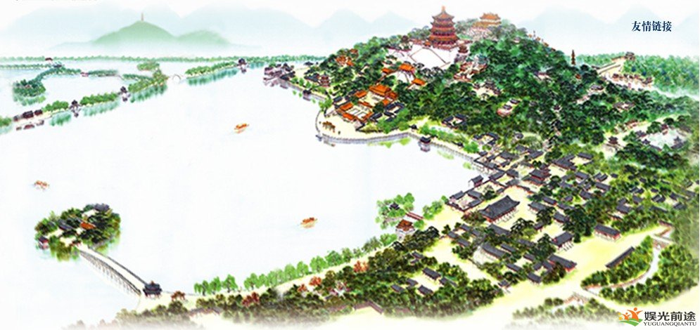 北京颐和园地图